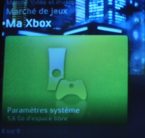 Xbox 360 paramètres système