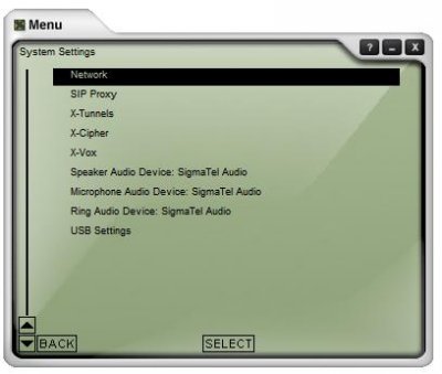 System Settings System Settings