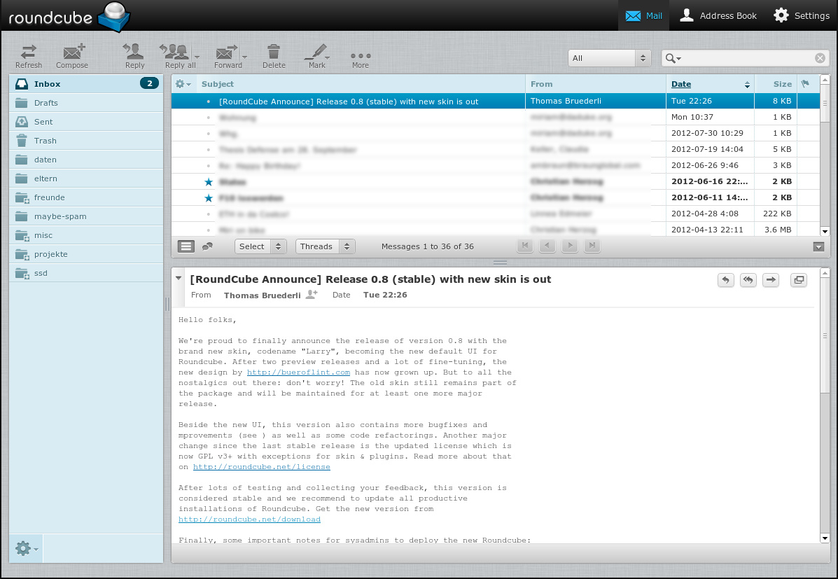 Probleme Webmail Free Aujourd'hui 2022 Free lance Roundcube, un nouveau webmail en bêta