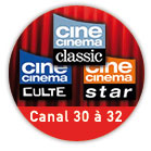 Cine Cinema - canal 30 à 32 sur freebox TV