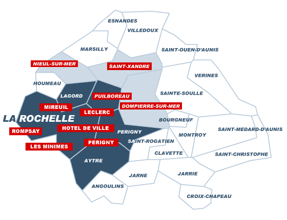 Dégroupage de La Rochelle, cliquer pour agrandir