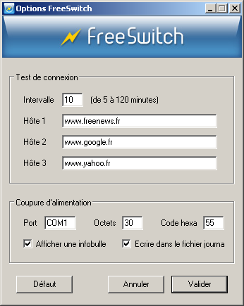 Interface de Freeswitch