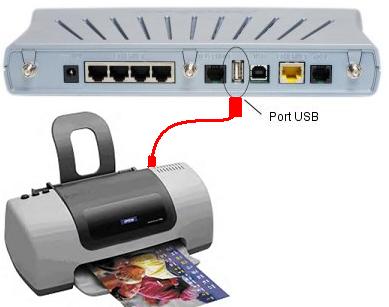 Connecter son imprimante USB sur sa box internet ! (boitier ADSL) - KERink
