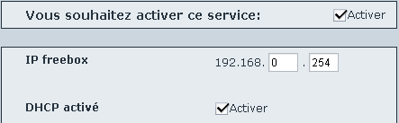 Configuration du mode Routeur