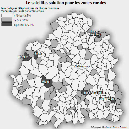 Zones Ã©ligibles aux satelites