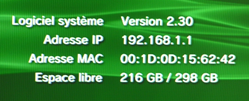 Playstation 3 - Informations systÃ¨me