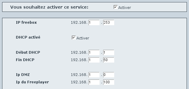 Freebox mode routeur