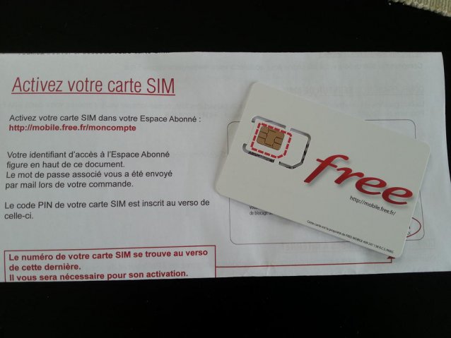 De nouvelles cartes SIM chez Free Mobile