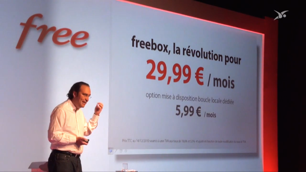 Nouveau tarif Freebox Révolution