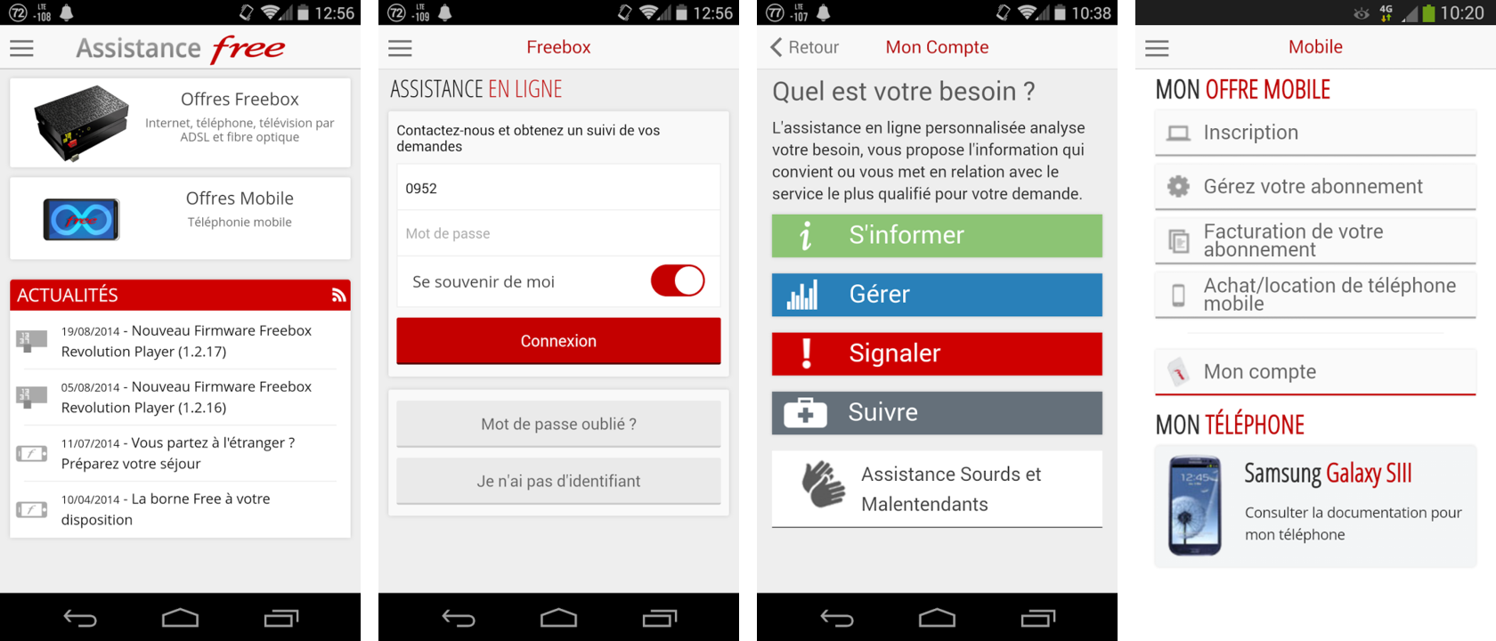 Assistance Free app officielle