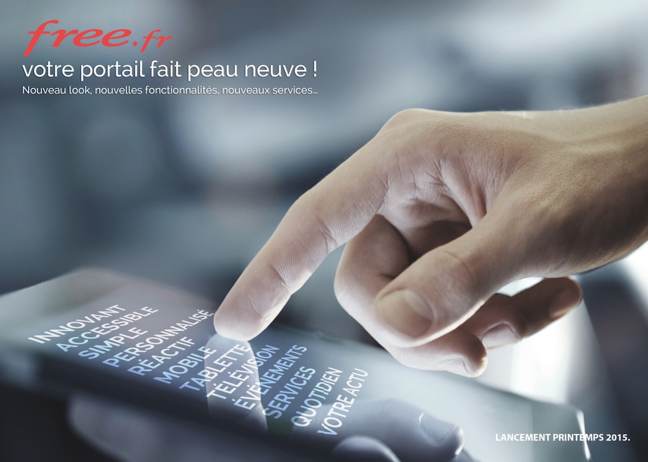 Teasing nouveau portail Free.fr