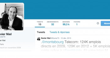 Insolite : Xavier Niel donne signe de vie sur Twitter