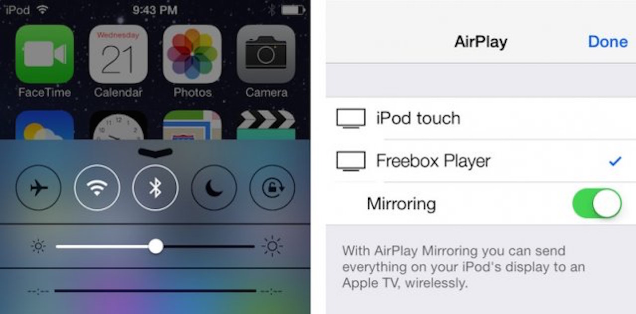 recopie video airplay freebox mac