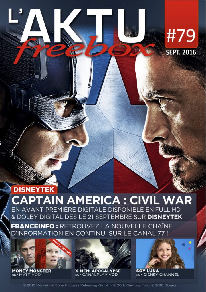 Couverture AKTU Freebox septembre 2016