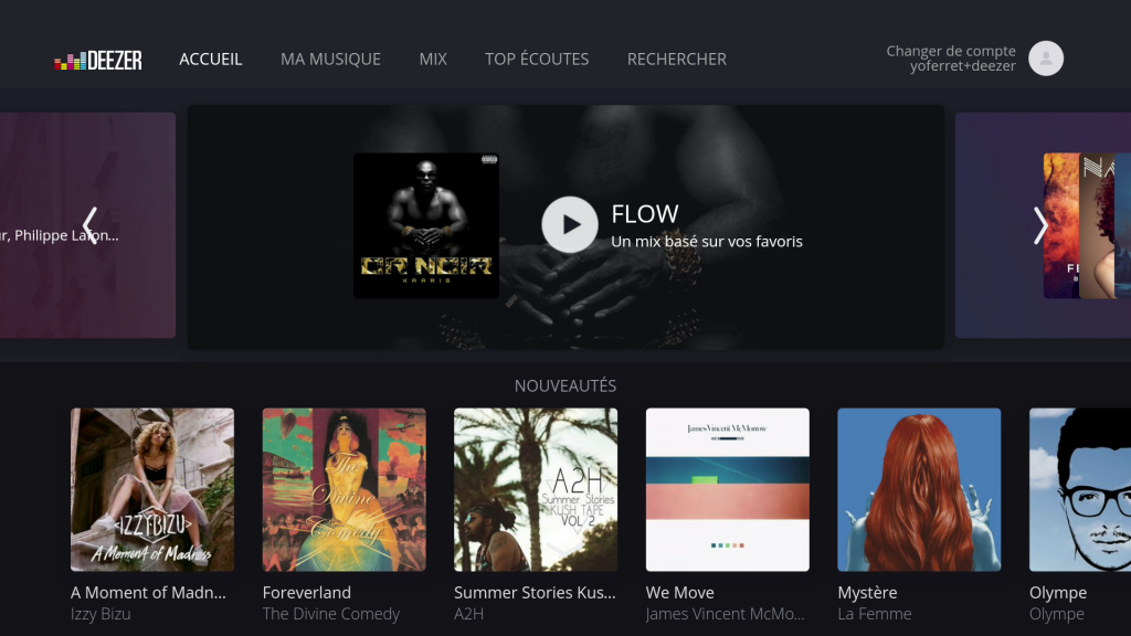 Deezer Interface