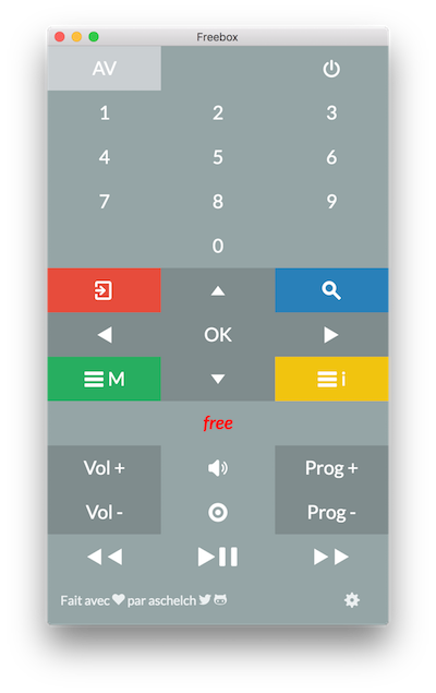 Une nouvelle app télécommande Freebox open source, pour Mac et Linux