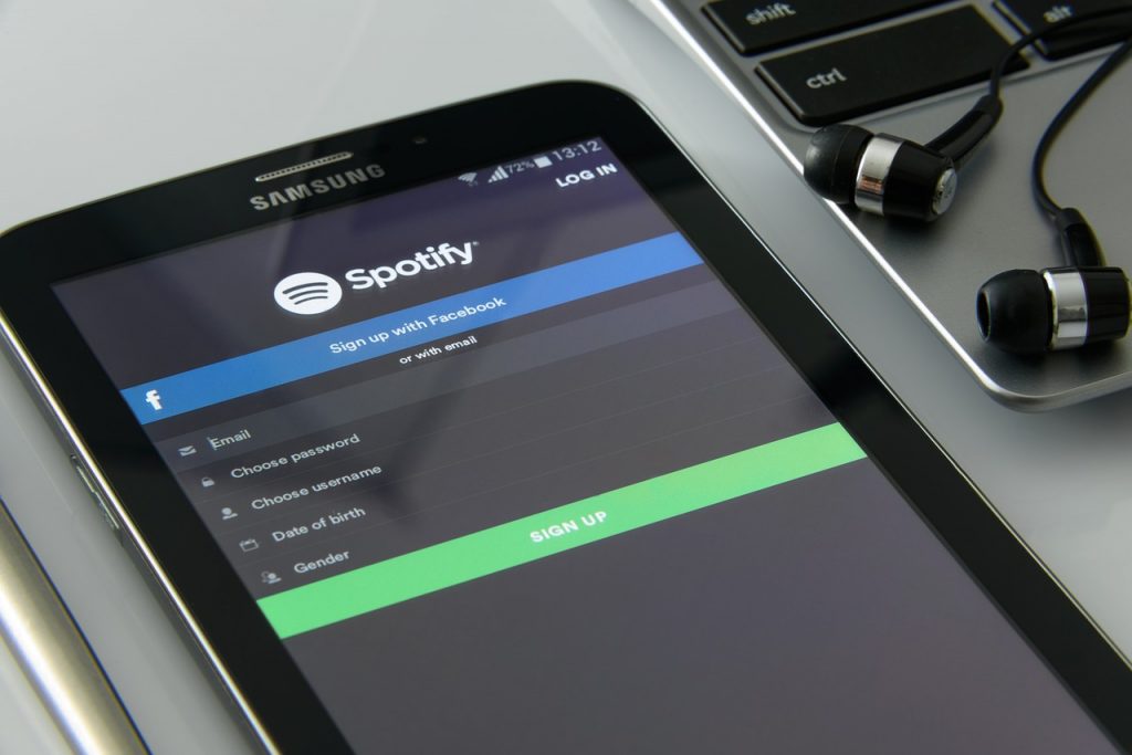 spotify sur smartphone