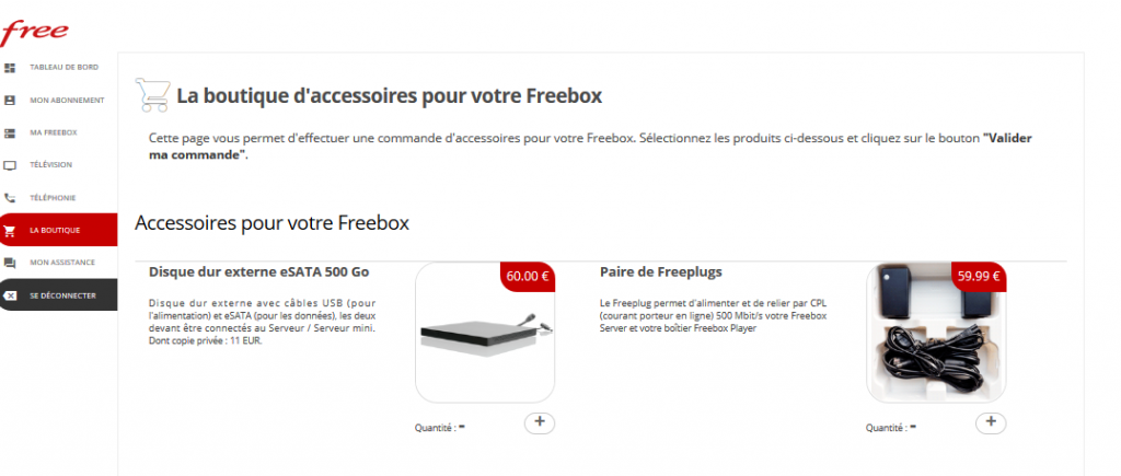 Accessoires Pack Sécurité Freebox Delta
