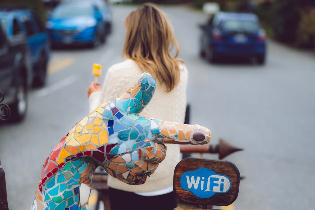 Panneau de signalisation Wifi