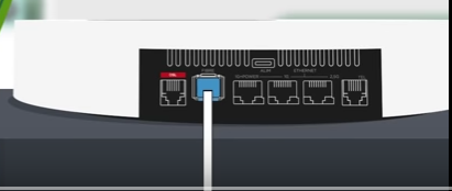 Insertion du connecteur bleu