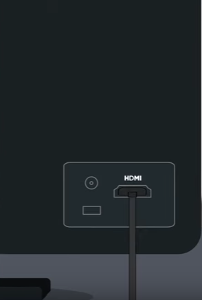 Branchement du câble HDMI sur la TV