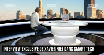 Xavier Niel sur le plateau de Smart Tech