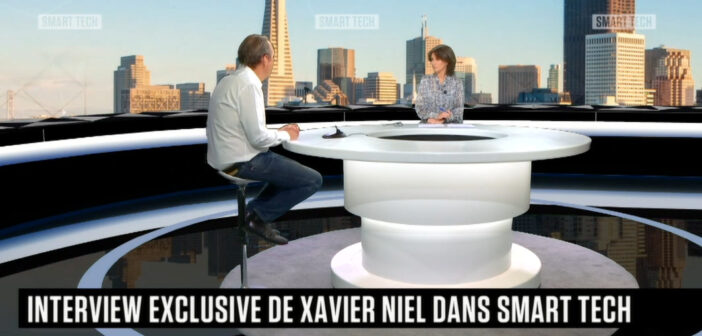 Xavier Niel sur le plateau de Smart Tech