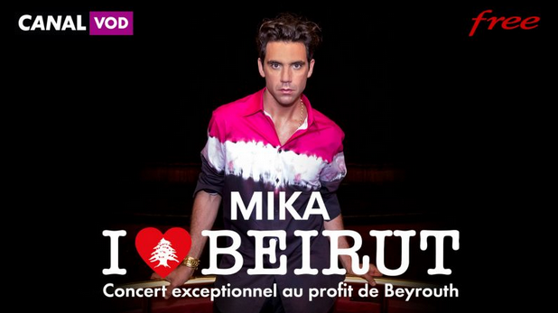 Concert Mika sur la Freebox TV