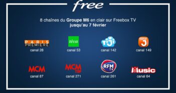 Freebox TV : 8 chaînes du groupe M6 offertes en janvier