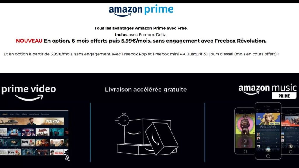 Freebox Révolution Amazon Prime
