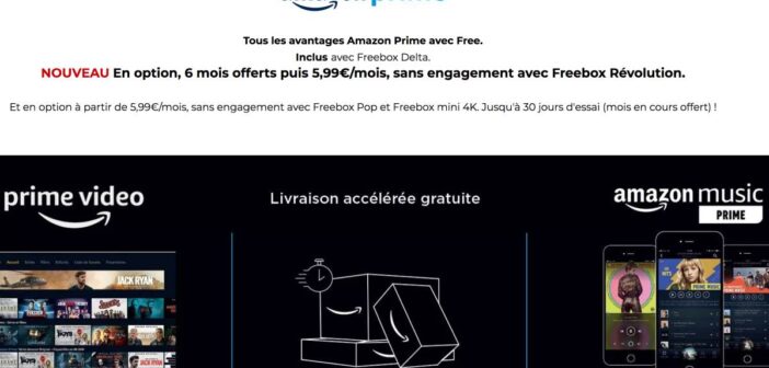 Freebox Révolution Amazon Prime