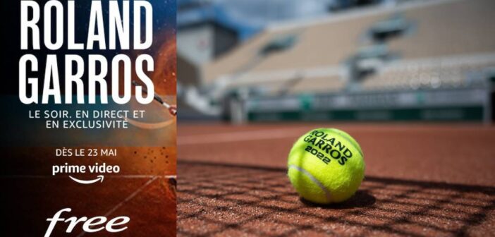 Roland Garros 2022 Prime Video Freebox