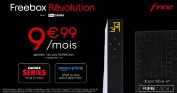 Freebox Révolution : une offre Veepee avec Canal+ Séries et Amazon Prime offre Freebox Révolution chez Veepee
