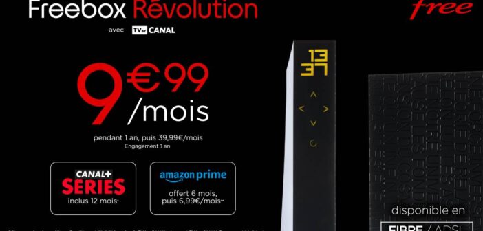 offre Freebox Révolution chez Veepee