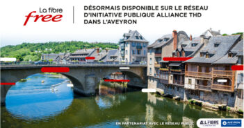 La Fibre Free désormais disponible sur le RIP Alliance THD dans l’Aveyron
