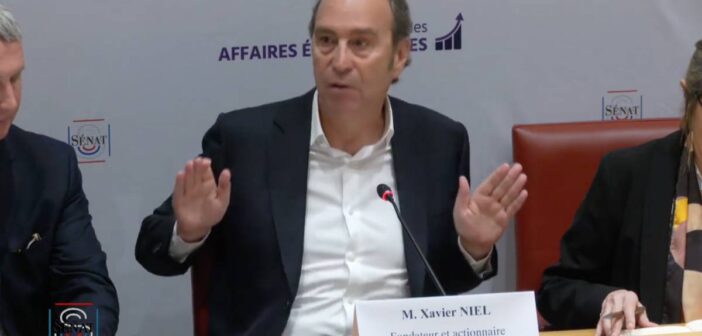 Xavier Niel au Sénat