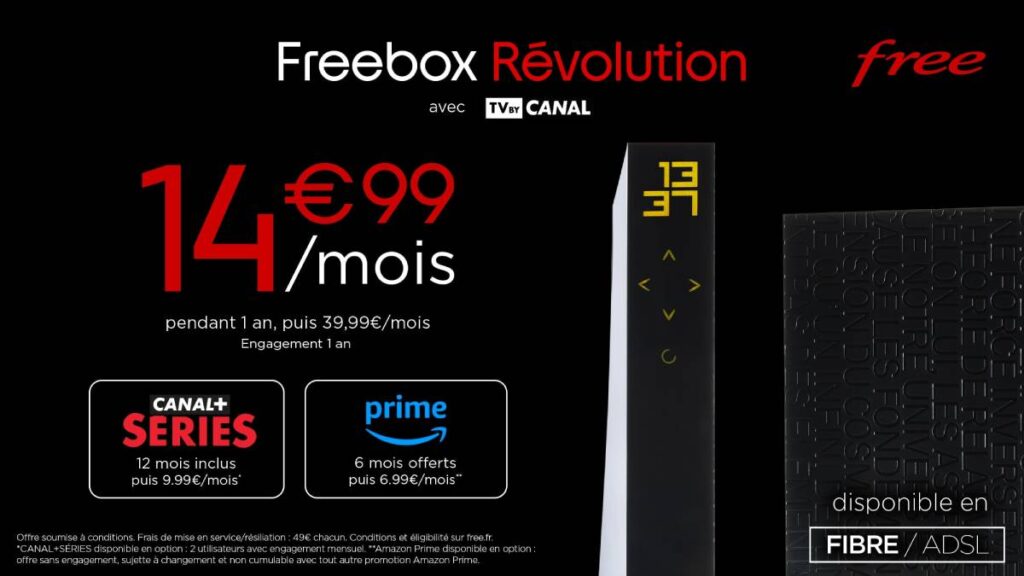 offre Freebox Révolution sur Veepee