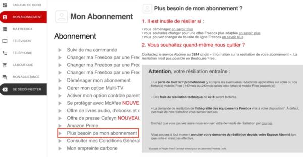 comment résilier freebox en ligne