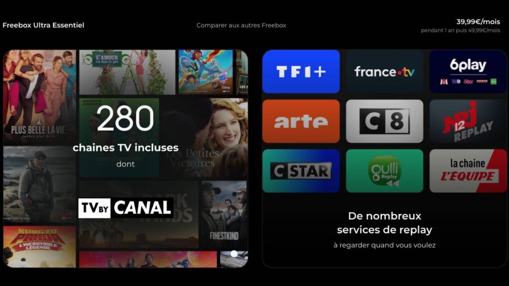 Freebox Ultra Essentiel TV by CANAL