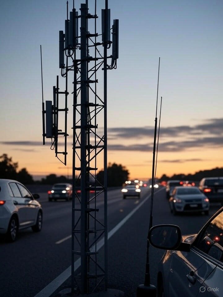 balise alt = utilisateur mobile Free autoroute